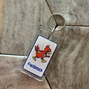 Vintage 1970s Iowa State University Keychain